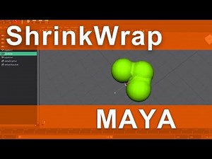Maya ShrinkWrap Deformer