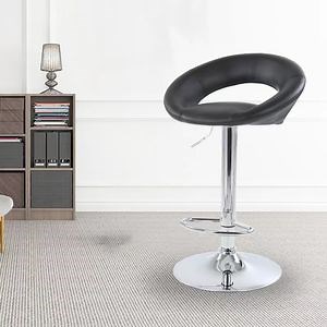 [Hot Item] Lifting and Rotating Low Back Bar Chair Light Luxury Monochrome Bar Chair