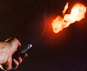 Pyro Pen Looks and Functions Like a Sharpie, But at the Push of a Button, it Shoots Flames Up to 10-Feet