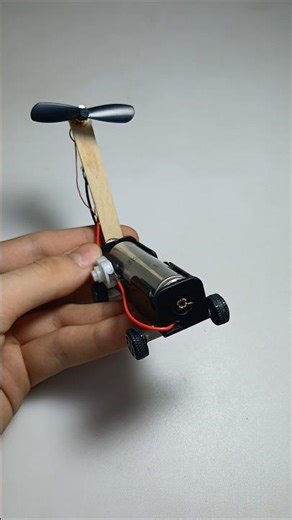 DIY Fast Car Using Coreless Motor! #diy #inventions #project #corelessmotor #shorts #shortvideo