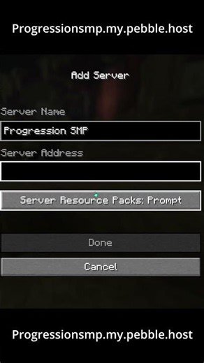 how to join the progression SMP