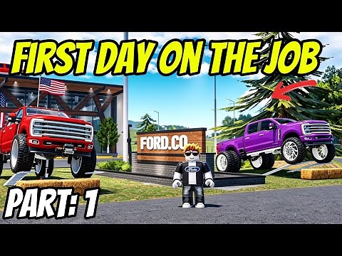 DustyTv Hired ME To Work At His Dealership GONE WRONG In APM | Roblox American Plains Mudding
