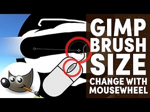 Change Brush Size in GIMP with Scrollwheel/Mousewheel