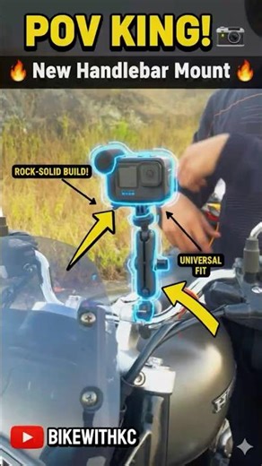 Best Mount I’ve Used So Far! 💪 #gopromount @bikewithkc #subscribemychannel