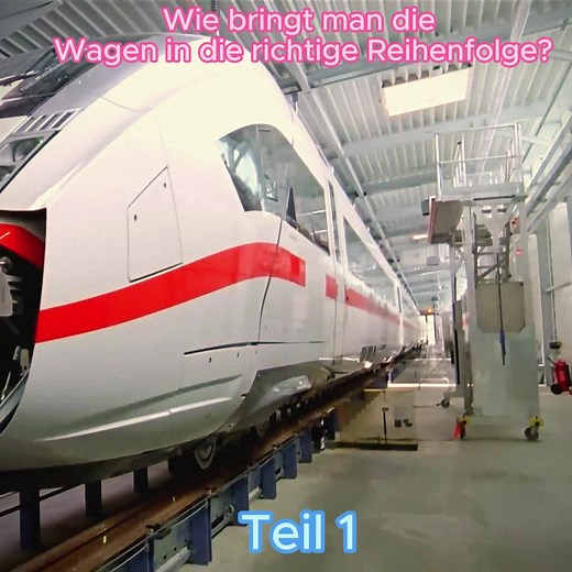Wie bringt man die Wagen in die richtige Reihenfolge Die Maus WDR #SendungMitDerMaus #ICE #Sachgeschichte