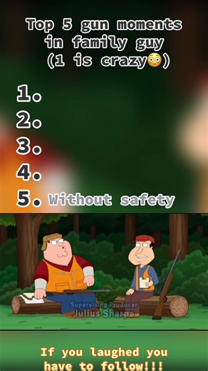 Top 5 Hilarious Gun Moments in Family Guy