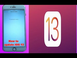 How to update IOS 13 on iphone 6|6s|6plus| iphone 7| 7plus| iPhone 8| 8plus| iPhone x ios13 update.