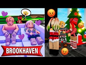 JE SORS 👩‍❤️‍💋‍👨 AVEC DEUX FEMMES 👩🏽👩🏻 , JE ME SUIS FAIT GRILLER 😥 | ROBLOX BROOKHAVEN MINI FILM RP