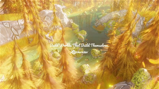 Blender程序化风格化世界几何节点着色终极课程 Procedural Stylized Worlds | Geometry Nodes & Shading