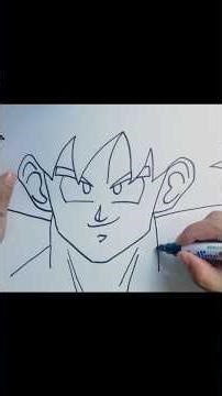 The most classic Goku drawing with a Marker