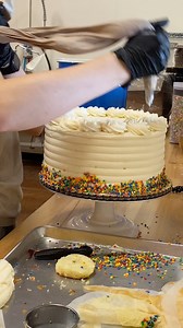 More than just cupcakes— get your favorite cupcake flavor baked into a full size cake for your next celebration! Who wants to see more cake decorating videos from us? | The Cupcake Collection