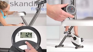 The skandika Fitness Bike Foldaway X 1000 was quite a success earlier this year! We wanted to give you a heads up that this popular bike is now back in stock on Amazon UK: http://amzn.to/1ThJ40W | Skandika UK