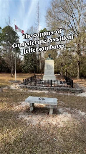 This is the location of the capture of Confederate President, Jefferson Davis in Irwinville, Georgia on May 10, 1865. #History #civilwar