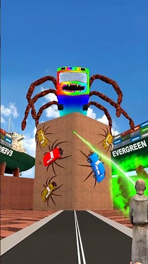 CAREATER BUSEATER Sea creatures Trevor Henderson in Big maze #shorts