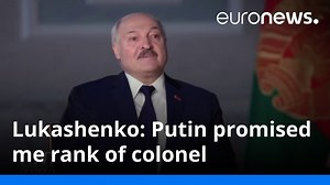 185K views · 1.3K reactions |  Belarus' President Alexander Lukashenko jokes that he's still waiting for Vladimir Putin to appoint him as a colonel after he served in the Soviet army. “Putin is a colonel, he promised to appoint me as colonel - he still hasn’t done it,” Lukashenko said in an interview. | Euronews English | Facebook