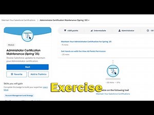 Administrator Certification Maintenance Spring 25 Exercise Walkthrough