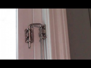 Installing a Defender Security Patio Sliding Door Loop Lock SGD-R35-71x80