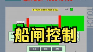 基于1200PLC的船闸控制系统单向船闸控制系统模拟仿真