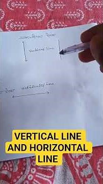 Vertical and Horizontal Line#bhabua#mathematics#