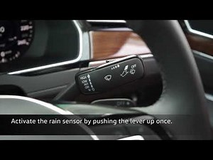 VW Tips How to activate rain sensor wipers
