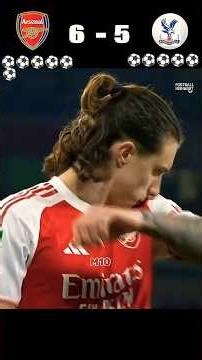 DRAMA PENALTY! Arsenal vs Crystal Palace ⚽🔥 #arsenal #football #shorts #highlights #youtube