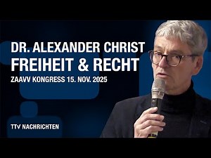 Demokratie verteidigen: Dr. Alexander Christ beim ZAAVV Kongress