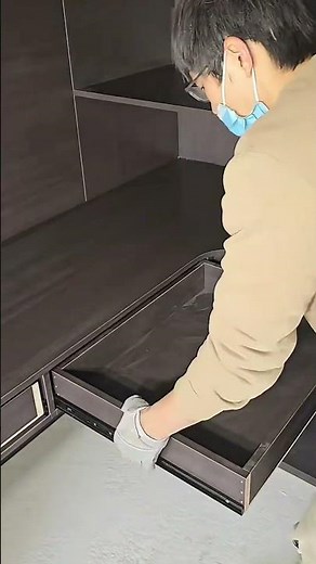 Custom Hidden Drawer Installation#woodworking