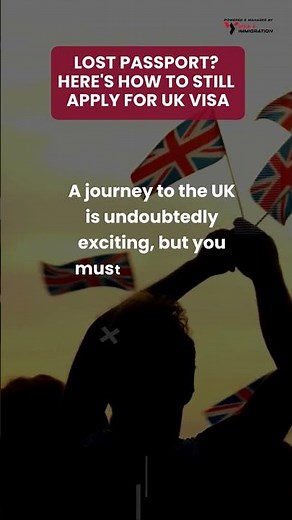 How can I proceed with my UK visa application if I have lost my passport #ukvisaprocess #ukvisa2024