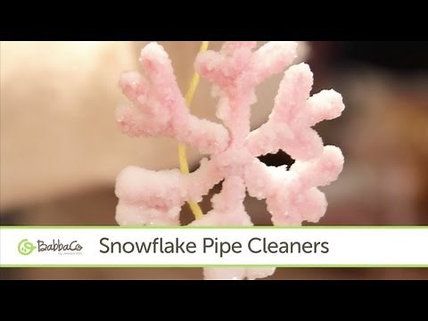 How to Make a Borax Snowflake - Let's Craft with Modernmom