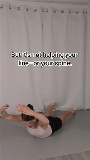 Arabesque exercise for back flexibility