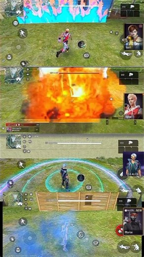 ignis vs nairi vs dj Alok vs morse 💥🤔 granade test #freefire