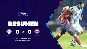 ¡El resumen del partido está aquí! Guatemala 🇬🇹 vs 🇨🇷 Costa Rica #CNL | Nations League