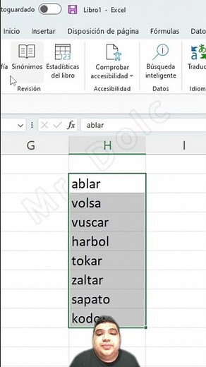 CORRECCION DE ORTOGRAFIA DESDE #EXCEL #EXCELFACIL #MRDOLC