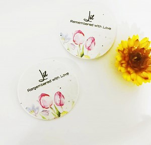 Personalized Seed Paper Circle Favors: Eco-friendly Wedding & Event Gifts - Etsy