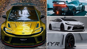 2023 Toyota Prius Concept Is a Hardcore Slammed Widebody Hybrid From CGI Land