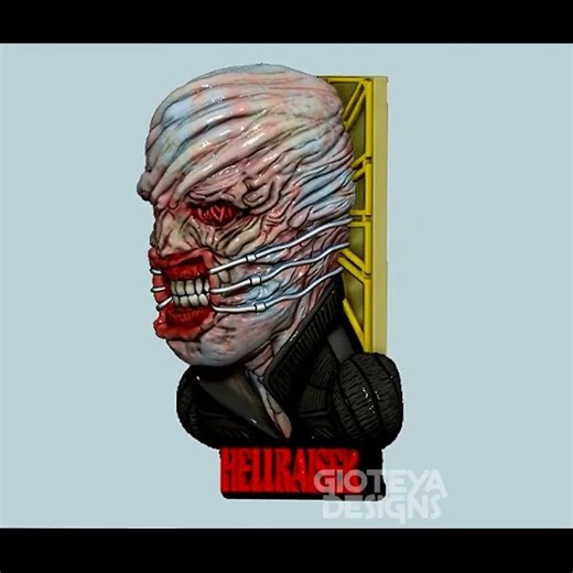 Hellraiser Chatterer #hellraiser #chatterer #pinhead #movies #3dprint #3dprinting #80s #horror #3d