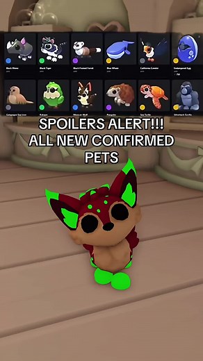 All New Confirmed Pets in Adopt Me!