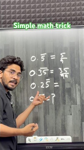 | Recurring Decimal Trick in Seconds | Class 9 & 10 Maths by sahil sir
