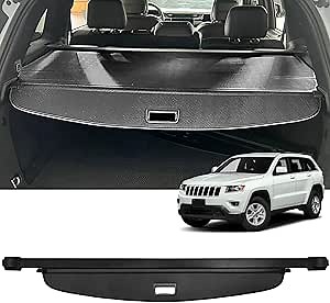 Cargo Cover for Jeep Grand Cherokee 2022 2023 2024 (2 Row;WL) Retractable Cargo Cover Jeep Grand Cherokee Carbon Fiber Trunk Cover Jeep Grand Cherokee Accessories|Protect Your Cargo||Protect Privacy|