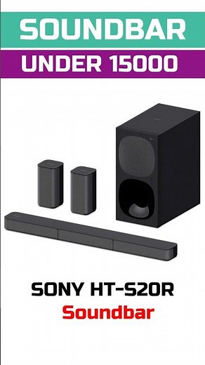 Sony HT-S20R Real 5.1ch Soundbar | Best Soundbar Under ₹10,000–₹15,000 in 2026 #sound