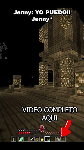 JENNY THE PRO in MINECRAFT #minecraft #minecraftshorts #terrorminecraft