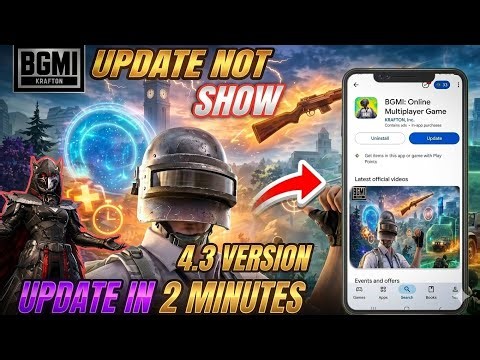 😍 BGMI 4.3 UPDATE IS HERE | UPDATE NOT SHOW IN PLAY STORE | Bgmi Me Update Kab Aiye Ga | UPDATE BGMI
