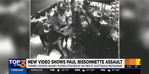 New video shows assault on Paul Bissonnette at Scottsdale restaurant