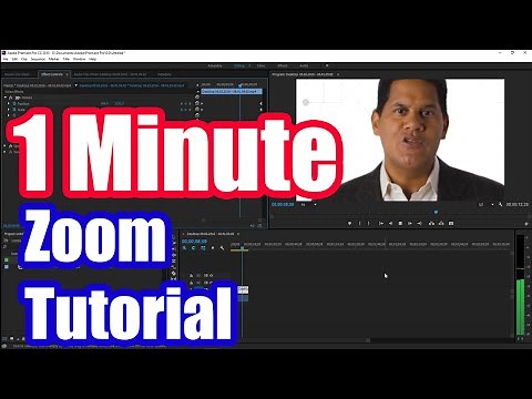 How to Zoom in Adobe Premiere Pro CC (Fast Tutorial)