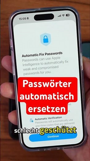 iOS 27 ersetzt unsichere Passwörter automatisch!
