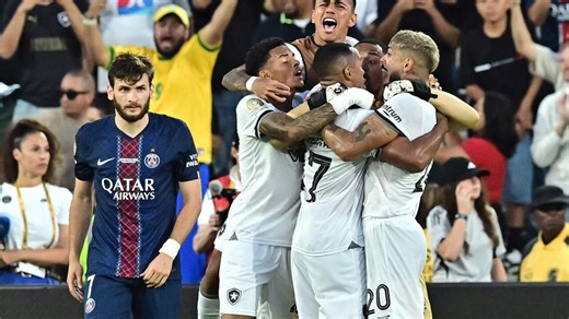 PSG fall to Botafogo in shock Club World Cup defeat