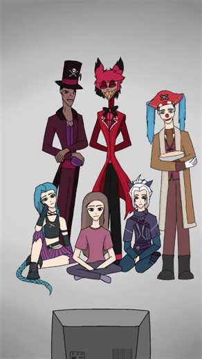 Cause I’m a punk rocker, yes I am!! #digitalart #arttrend #hazbinhotel #tadc #gravityfalls