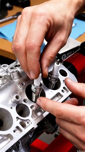 Jaguar E-Type Spark Plug Perfection: Satisfying ASMR Engine Detailing