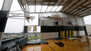 Harvey fills Houston roadways with rain