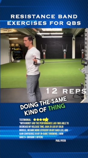 Every quarterback needs stronger, more stable throwing mechanics — and resistance bands are one of the best tools to build them. Bands help you develop the strength, control, and mobility you need to throw farther, protect your arm, and stay consistent through an entire season. In this video, I break down the top resistance band exercises that help QBs: ✅ Improve shoulder stability ✅ Build a stronger throwing base ✅ Increase rotational power ✅ Reduce elbow and shoulder pain These drills are simp